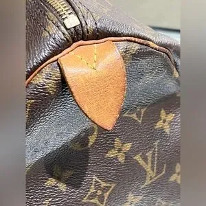Louis Vuitton Speedy 30 Monogram Handbag with #318 Lock and Two Keys